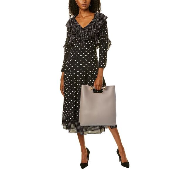 Alaïa Bobine Leather Tote, Grey - Picture 4 of 4